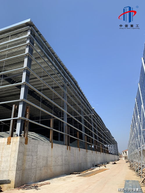 中普重工建設新型路面建材再生循環利用鋼結構工業園